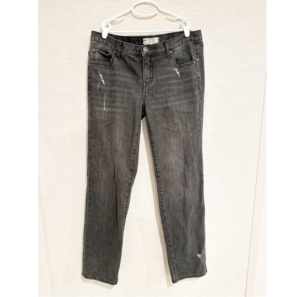 Free People Mid Rise Women’s Black Jeans 28